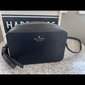 Kate Spade Harper cross body purse black small camera bag